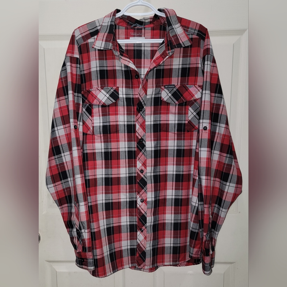 Mens plaid button down